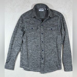 Southern Tide Size Small Men’s Super Soft Charcoal Button-Up Shirt Jacket